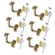 thumbnail image 5 of 6 Piezas De Soporte De Barandilla De Acero Inoxidable Para Escaleras De Pasillo, Soportes De Pasamanos De 6 Cm X 6 Cm, Curva Fija, 5 of 5