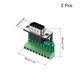 thumbnail image 2 of Conector VGA de 9 pines, 2 filas, macho, terminal de puerto serie sin soldadura, paquete de 2, 2 of 6