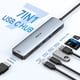 thumbnail image 2 of Adaptador HDMI USB C Hub MOKin 7 en 1 con lector de tarjetas SD/TF 100W PD, 2 of 7