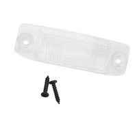 Magideal - Cubierta De Luz De Matrícula Trasera 925102P000 Piezas De Repuesto Fácil Instalación Transparente Accesorios Automotrices Profesionales Carcasa De