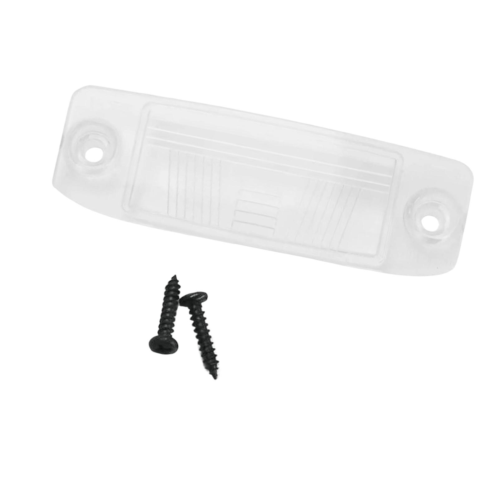 Magideal - Cubierta De Luz De Matrícula Trasera 925102P000 Piezas De Repuesto Fácil Instalación Transparente Accesorios Automotrices Profesionales Carcasa De