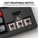 thumbnail image 3 of Teclado Keychron V3 cableado mecánico personalizado TKL Tenkeyless, 3 of 8