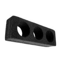 Magideal - Portavasos Con Orificio, Herramienta De Entrega De Bebidas De Café, Bandeja Para Vasos Portátil Reutilizable De Espuma Para Llevar, Orificios Múltiple Tres Agujeros