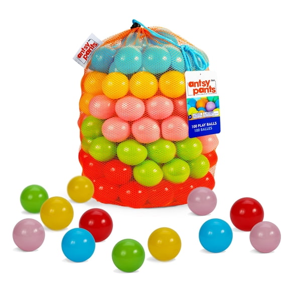 Pantalones Ball Pit Antsy 400 pelotas para niños pequeños de 1 a 3 años con bolsa