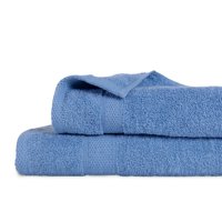 Plumetti - Set 2 Toallas Colorix 380 Grs Caja / Azul –