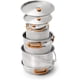 thumbnail image 1 of Set de Cocina de Acero Inoxidable Living in a Bubble CS7 Apilable de 7 Piezas, 1 of 3