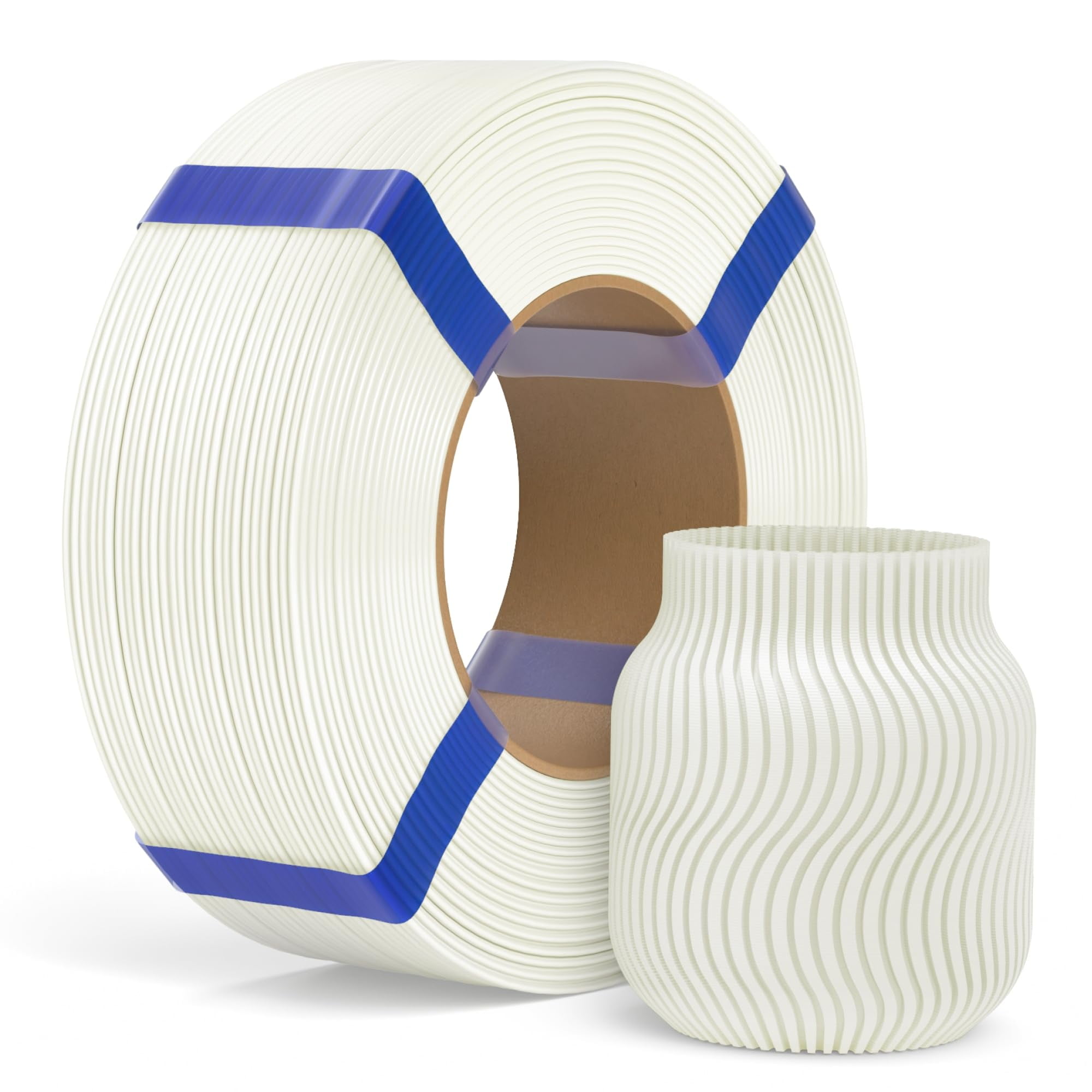 Filamento Para Impresora 3d Elegoo Pla Basic, 1,75 Mm, Blanco, 1 Kg