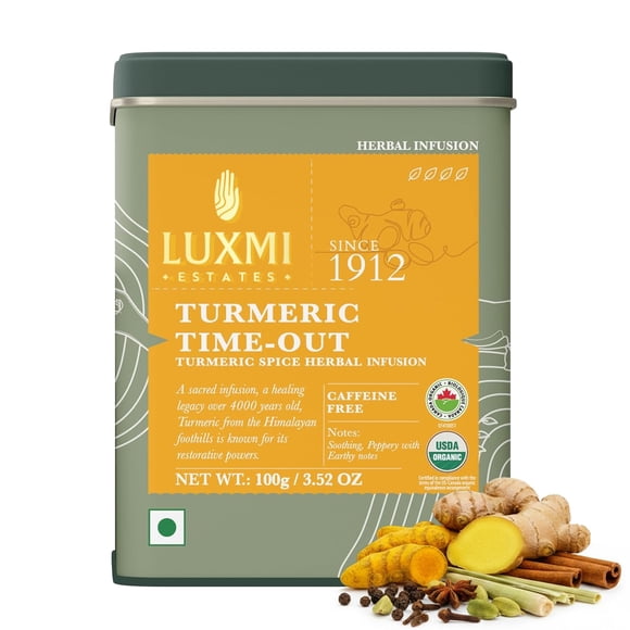 Té LUXMI Turmeric Time-Out Suelto de Hierbas 100 g