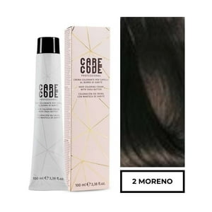 Care Code - Tintura Profesional Permanente 100Ml Moreno 2 + Oxigen 150 Ml 20 Vol