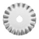 thumbnail image 1 of Cuchilla rotativa OLFA PIB45-1 de acero inoxidable de 45 mm, 1 of 4