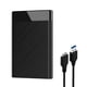 thumbnail image 1 of Caja SSD Para Disco Duro Externo De 2,5 Pulgadas Con Cable USB Soporte Ligero Negro, 1 of 5