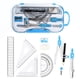 thumbnail image 2 of Kit de Geometría Unjoo 10 Piezas para Estudiantes - Azul, 2 of 7