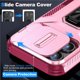 thumbnail image 5 of Funda Armada para iPhone 15 Pro con Tapa Deslizante y Soporte Magnético Giratorio Rosa, 5 of 5