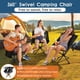 thumbnail image 2 of Silla de camping portátil Raynesys giratoria 360° y ligera, 2 of 8
