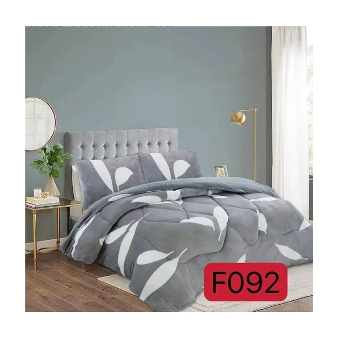 Genérico - Cobertor Chiporro 1 1/2 Plazas - Gris Plumas F092