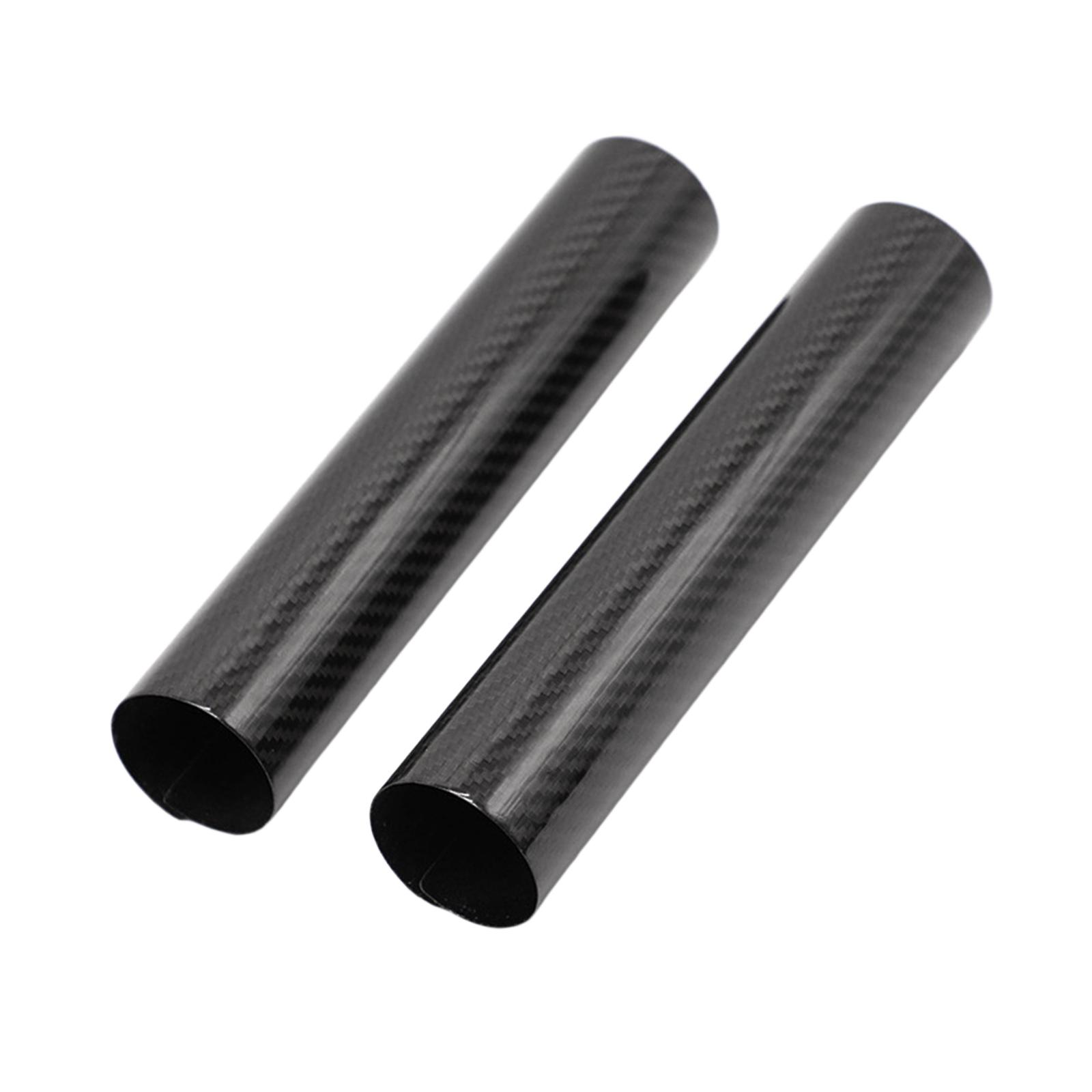 Ioensy - 2 Piezas Motocicleta Horquilla Delantera Cubierta Botas Manga Para Moto 25Cm