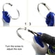 thumbnail image 5 of Abrazadera de manguera EesTeck 10 cm 304 acero inoxidable - paquete de 4, 5 of 7
