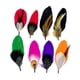 thumbnail image 4 of Plumas para sombreros Fedora, plumas artesanales novedosas para sombreros de vaquero, broches, decoraciones de broches Cantidad 10, 4 of 5