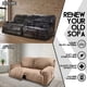 thumbnail image 4 of Sofá Reclinable Extra Ancho De 2 Plazas Slipcover Color Arena, 4 of 7