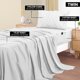 thumbnail image 2 of Juego de sábanas Utopia Bedding de microfibra suave, 3 piezas, color blanco, 2 of 9