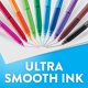 thumbnail image 2 of Bolígrafos Paper Mate InkJoy 300RT de punta mediana, color negro, 2 of 7