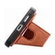 thumbnail image 2 of Funda Resistente para Samsung Galaxy S23 con Tarjetero y Soporte, Diseño Magnético Marrón, 2 of 5