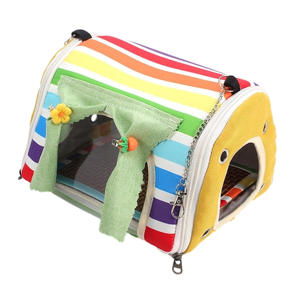 Casa Nido de Pájaros, caja decorativa para cría de loros, fácil de instalar, hamaca colgante, escondite para periquitos, cacatúas, animales pequeños Grande