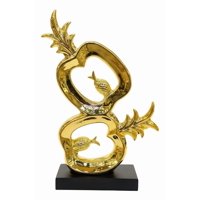 Genérico - Figura Decorativa Piña Abstracta Adorno Estatua Jhn