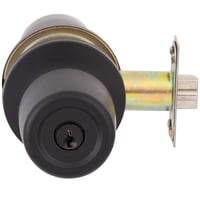 Pack 2 Cerradura Poli Tubular 8000 Oficina/Dormitorio Negro