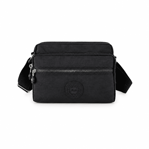 Bolso Bandolera Compacto Unisex 4 Compartimientos con Correa Ajustable 4,2 L