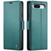Caseme Tipo Cartera Google Pixel 8A Con Cierre Magnético, Rfid, Tarjetero, Soporte, Carga Inalámbrica