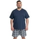 thumbnail image 1 of Pijama Hombre Relax Dúo Polera Jersey Bermuda Cuadros, 1 of 7