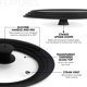 thumbnail image 3 of Universal Lids Modern Innovations con borde de silicona y tapa de cristal, 3 of 7