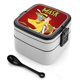 thumbnail image 1 of Las Aventuras de la Máscara Fiambrera de Doble Capa, Contenedor de Almuerzo Portátil Apilable, Almacenamiento de Alimentos Hermético a Prueba de Fugas, 1000ml, 1 of 6
