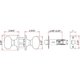 thumbnail image 2 of Pomo de puerta Design House Cambridge de 6 vías, bronce frotado con aceite, 2 of 8