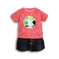 Conjunto Bebe Niño Coral Pillin