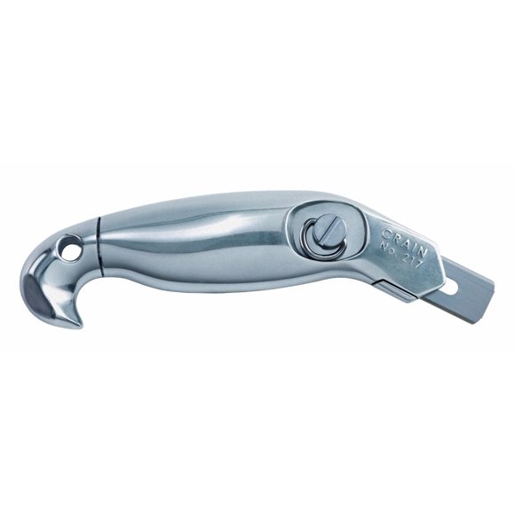 Cuchillo Utilitario Crain con Mango Gancho y Corte de Tracción Ergonómico