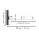 thumbnail image 3 of 1pc, Portable Small Mop, No Hand Wash Lazy Sponge Mop, Household Mini Desktop Glass Cleaning Mop, Toilet Slit Absorbent Mop, Cleaning Supplies, 3 of 4