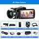 thumbnail image 2 of Lovpo Cámara de vídeo 4K 48MP Ultra HD WiFi Vlogging con micrófono, 2 of 3