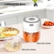 thumbnail image 3 of Picadora de ajo eléctrica, mini picadora de ajo portátil inalámbrica, trituradora de ajo, pequeña trituradora de alimentos para picar cebolla, carne, frutos secos, verduras y comida para bebés., 3 of 8