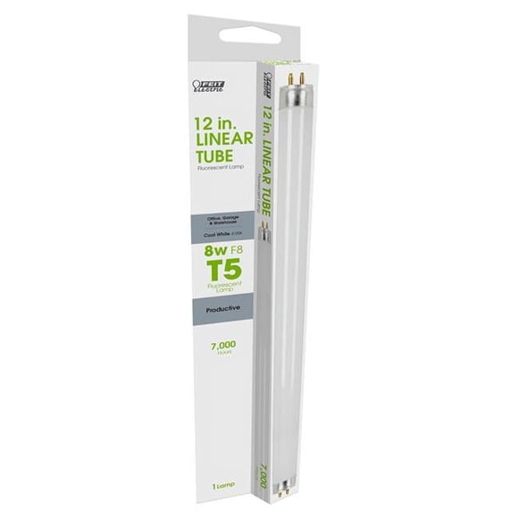 Bombilla fluorescente T5 Feit Electric F8T5/CW 8 W 30 cm 6500 K
