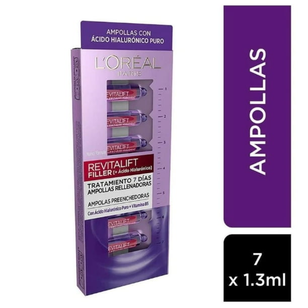 Revitalift Ácido Hialuronico 7 Ampollas de 9,1ml c/u | Lider