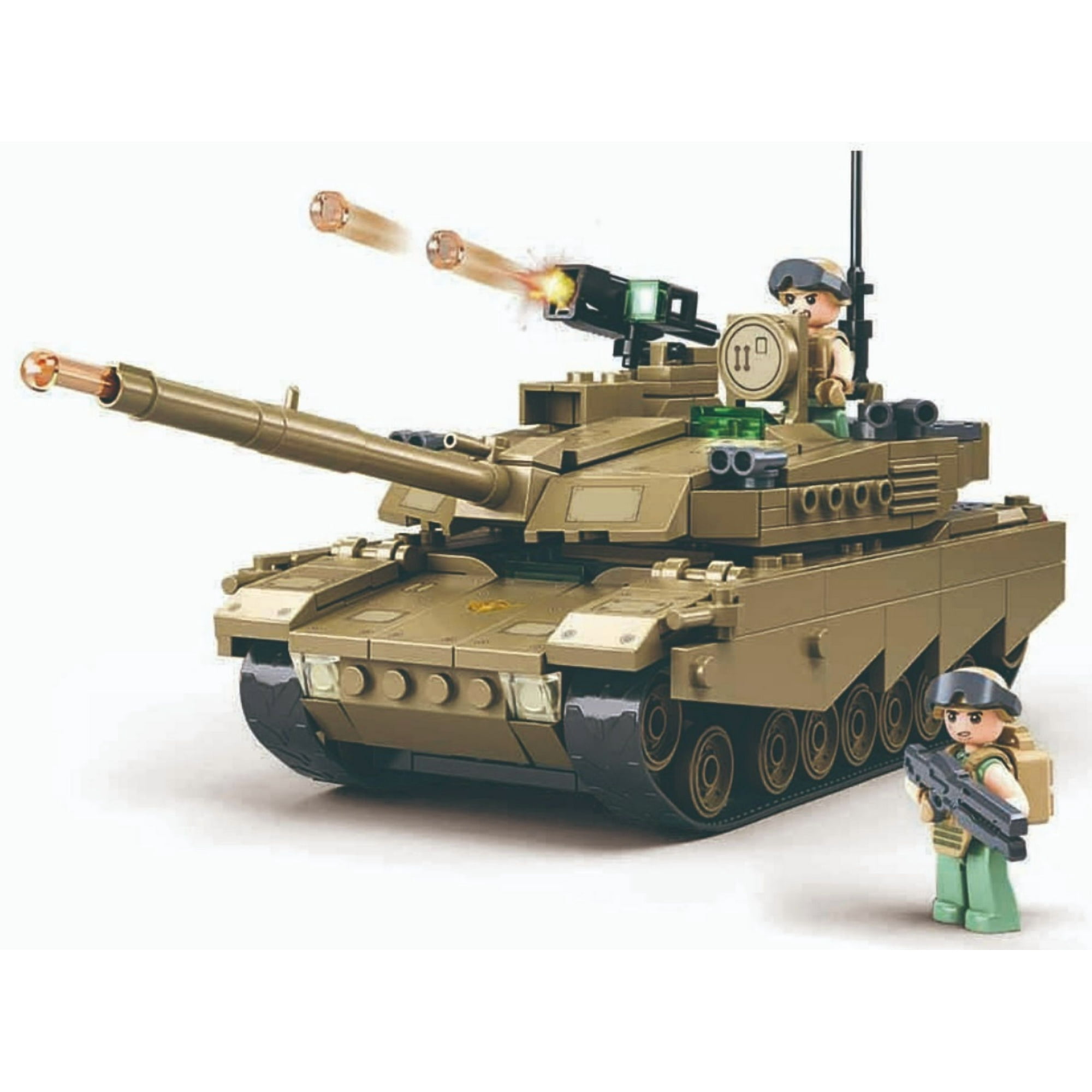 Sluban - Tanque Us Army M1x Abrams, Compatible Lego