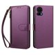 thumbnail image 1 of Funda Tipo Billetera para TCL 50 LE con Soporte y Bolsillo con Cierre Violeta intenso, 1 of 1