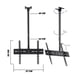 thumbnail image 3 of Soporte Para Tv Base Techo Lcd Plasma Led De 20 A 55 Pulgadas, 3 of 4