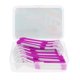 thumbnail image 4 of Cepillo Interdental De 30 Piezas, Palillo De Dientes, Hilo Dental, Limpiador, Cuidado Bucal, Rosa Roja, 4 of 5