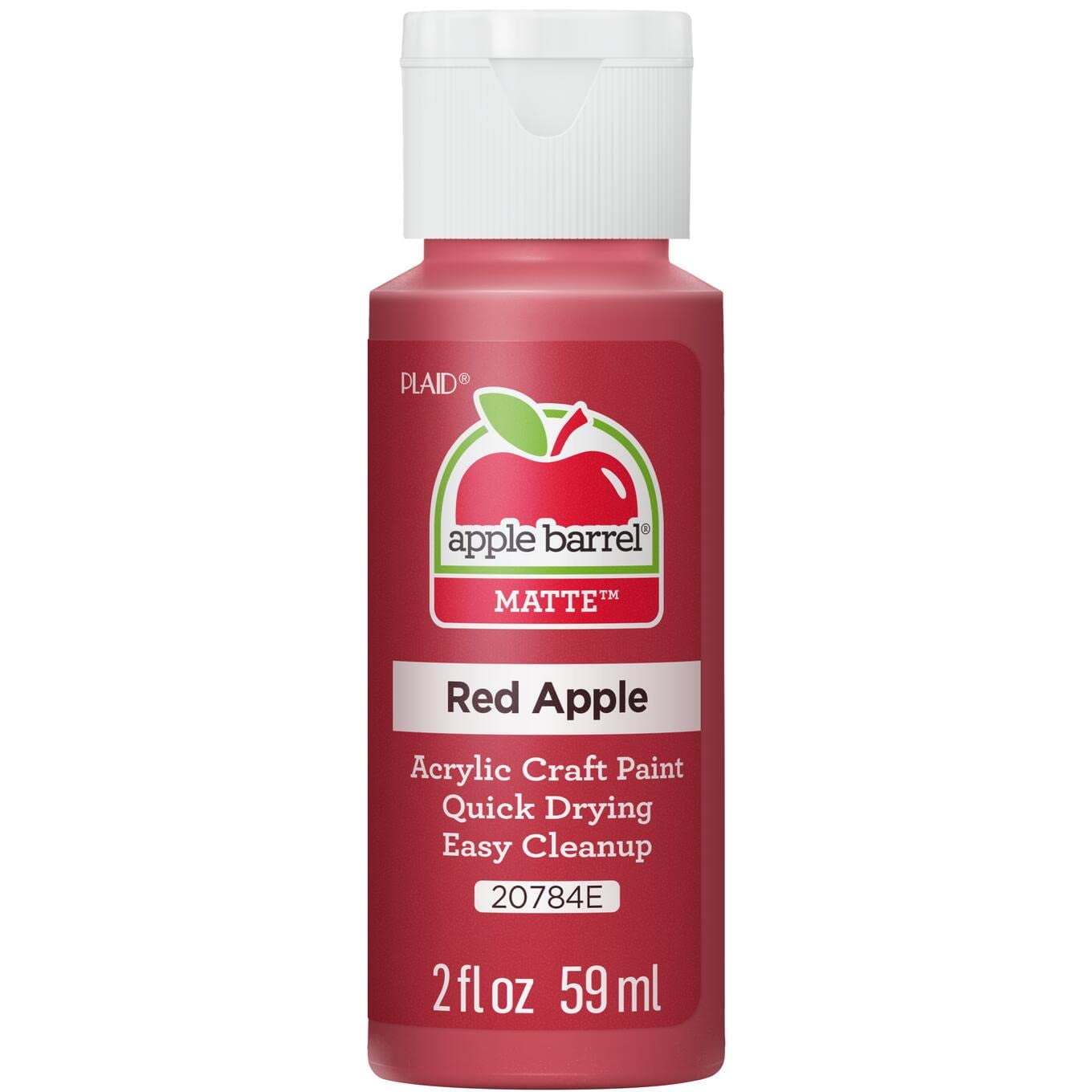 Pintura Acrílica Apple Barrel Red Apple 59 Ml Acabado Mate