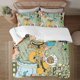 thumbnail image 1 of Bravest Woriors 3-Piece Bedding Set For Kids Boys Girls Adult Cartoon Warm Cute Fashion Holiday Present Gift Bed Sheets, 1 of 5