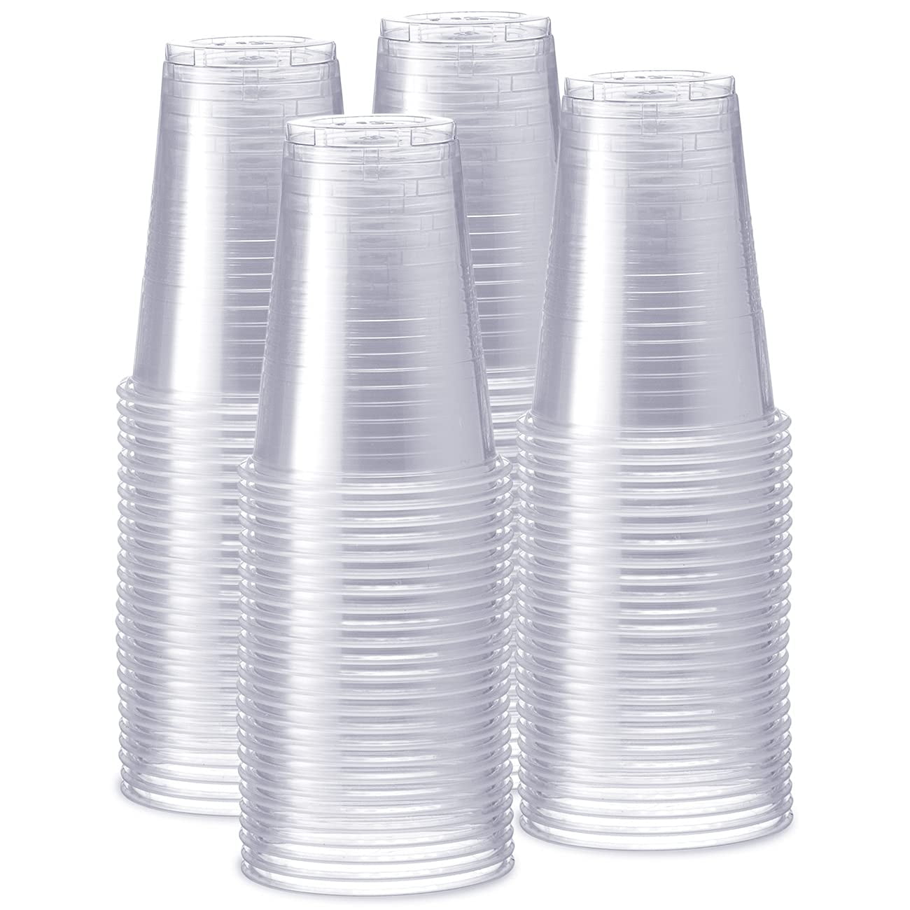 Vasos Desechables De Plástico Transparente Gusto, 16 Oz (473 Ml), 240 Unidades