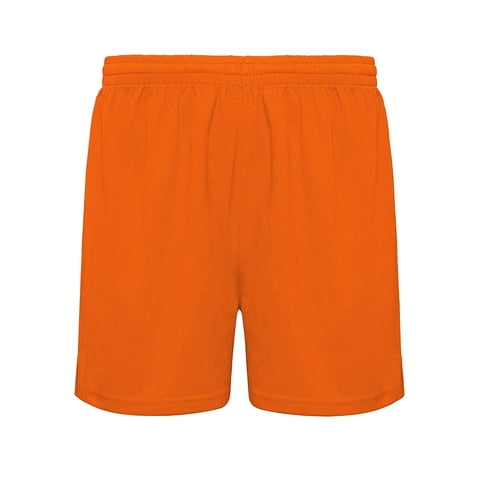 Broskis - Short Deportivo Fútbol Polyester Sin Malla Infantil Talla 10 Naranja